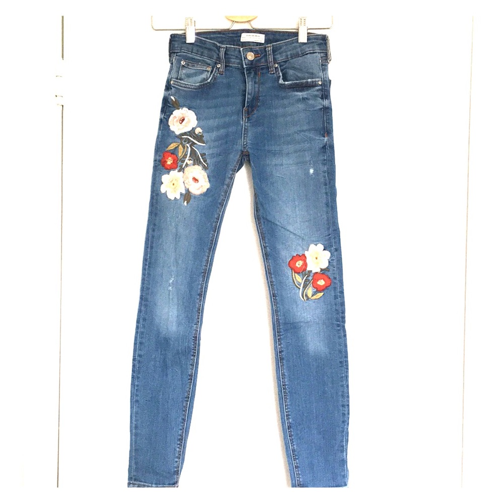 The Skinny Embroidered NWOT